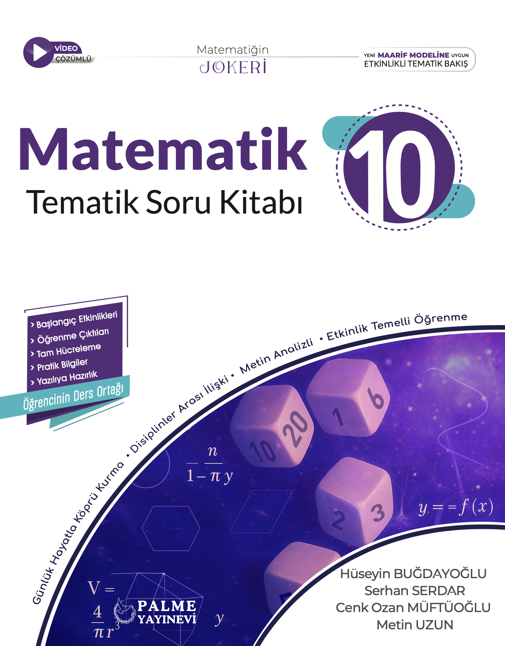 10. Sınıf Joker Matematik Tematik Soru Kitabı kapak görseli